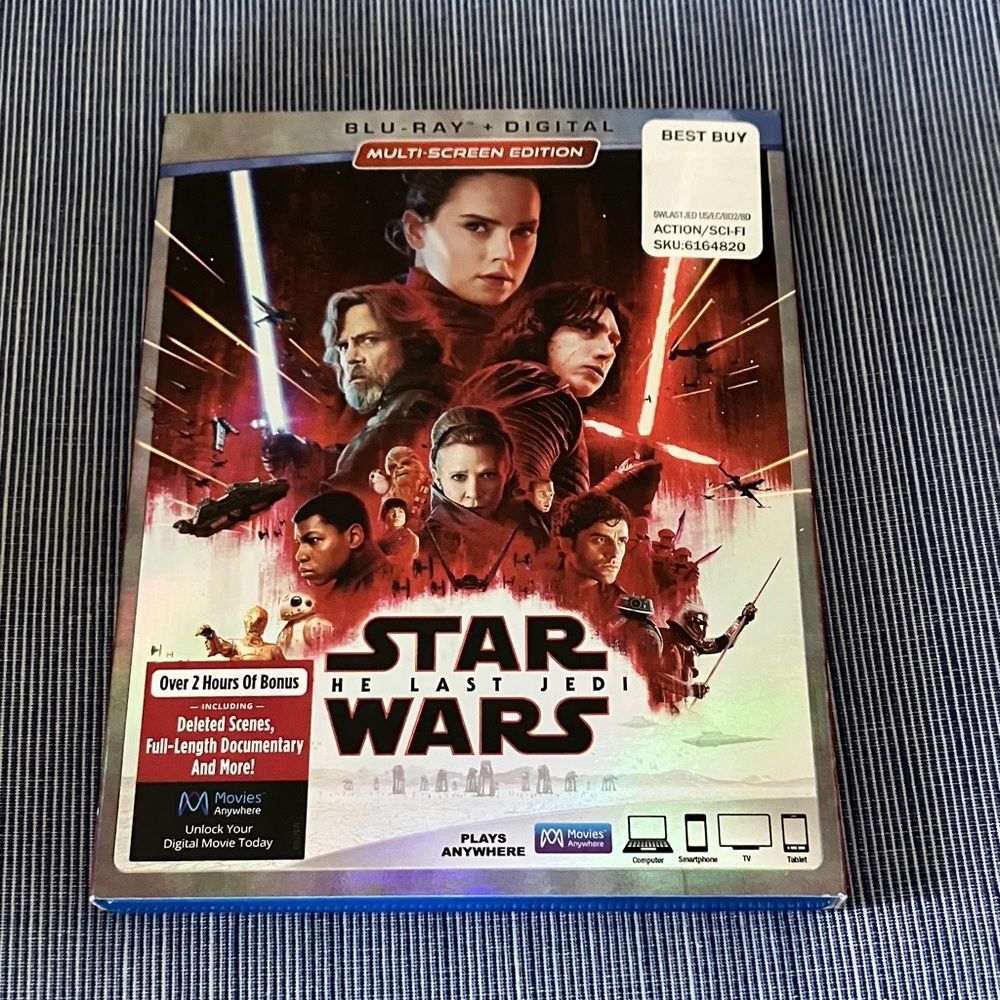 Star Wars Episode VIII The Last Jedi DVD